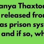 Has Tanya Thaxton Reid been released from the Texas prison system yet, and if so, when?