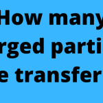 How many charged particles were transferred?
